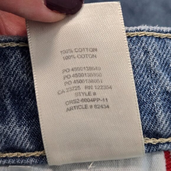 Aritzia Sunday Best Women's Size 25 The Carpenter Baggie Straight Leg Jeans - Picture 11 of 11